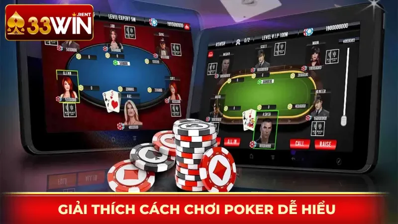 Giải thích cách chơi Poker dễ hiểu